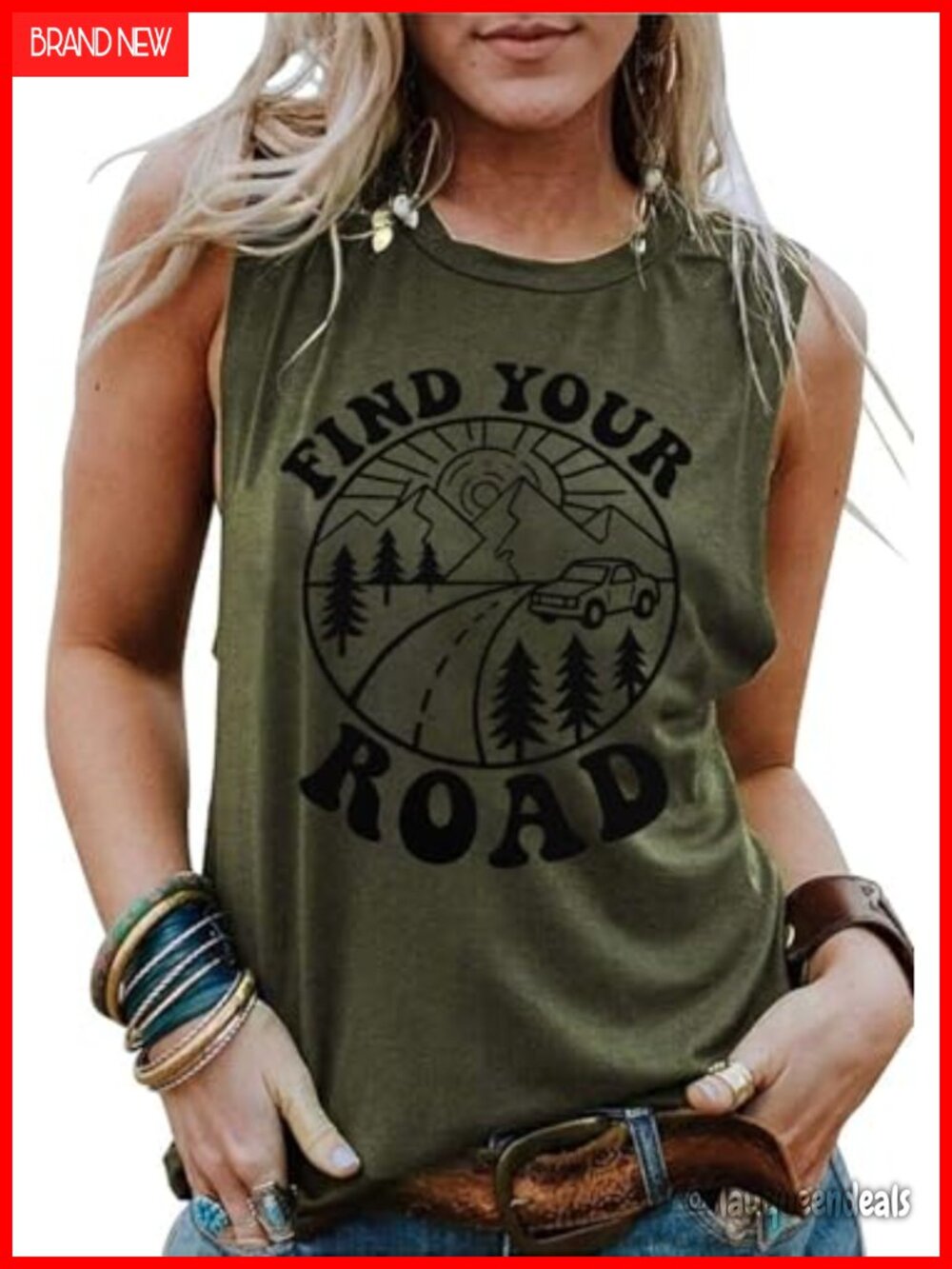 Womens Sleeveless Tunic Tank Top Cotton Blend Loose Fit Summer Casual